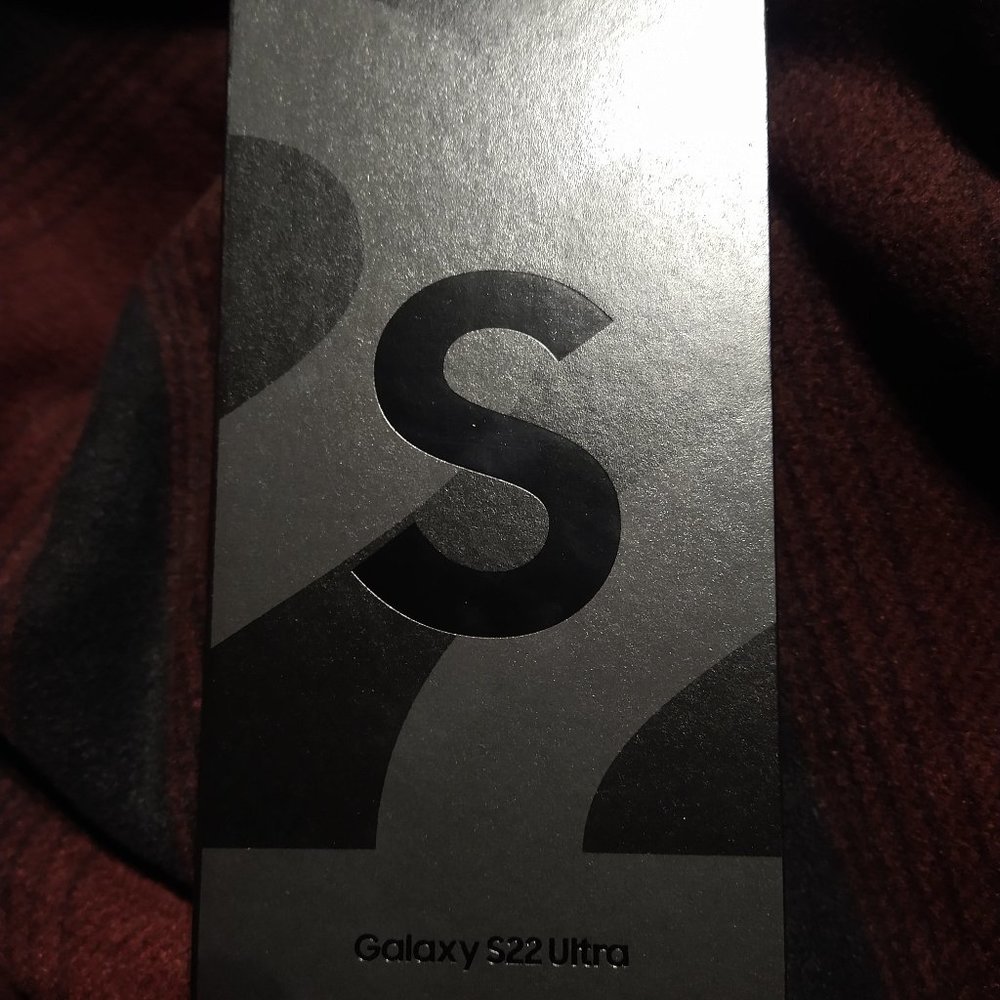 Samsung Galaxy S22 Ultra New in box, unlocked, never opened.